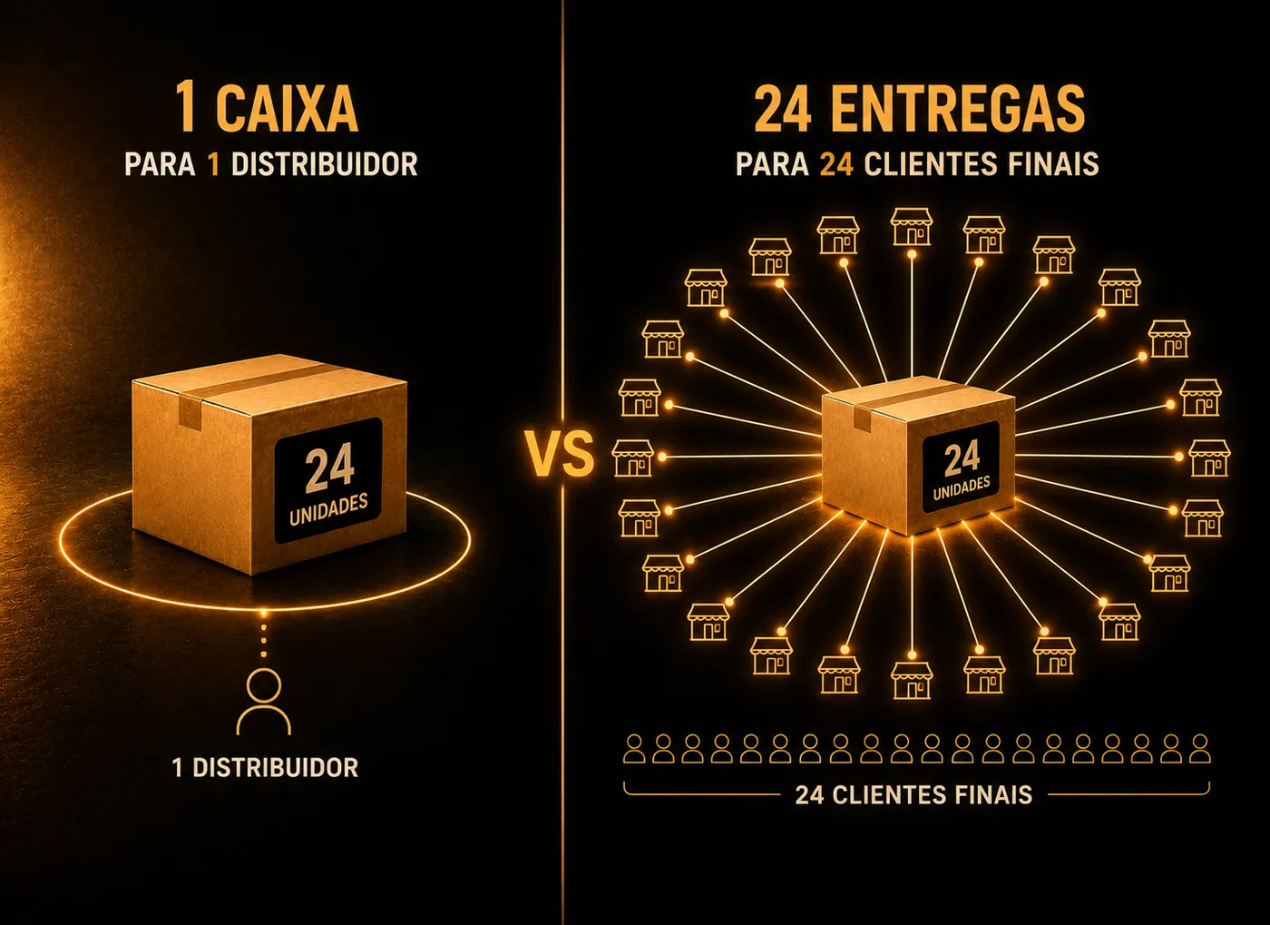 Comparação entre a complexidade logística do B2B e do B2C